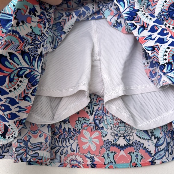 T by Talbots Summer Athletic Breathable Elastic Waist Skort Size Medium Petite - Picture 3 of 8